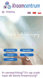 Mobile Screenshot of kraamcentrum.nl